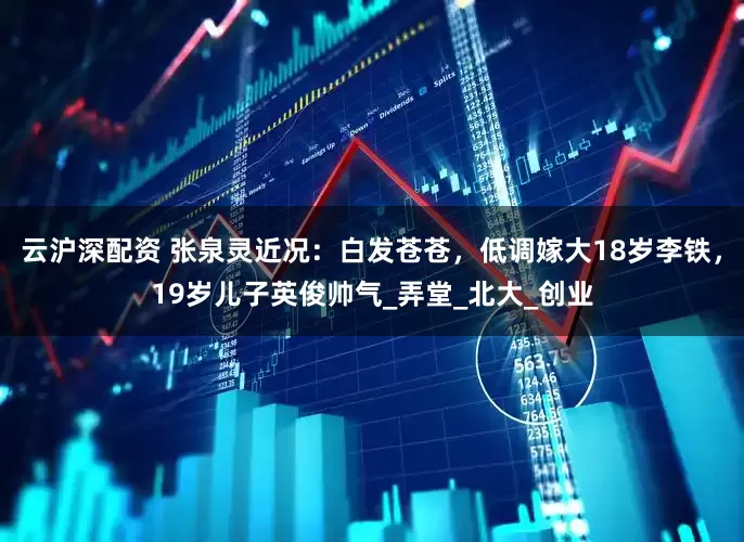 云沪深配资 张泉灵近况：白发苍苍，低调嫁大18岁李铁，19岁儿子英俊帅气_弄堂_北大_创业